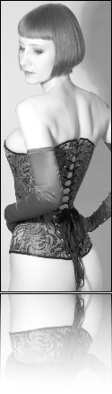 Lisa-green corset